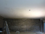 80 m2 glad stucwerk plafond / texklaar